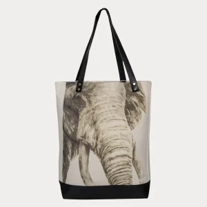Oupoot Lifestyle Bag featuring African elephant artwork in wildlife-inspired design.